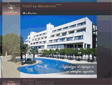 Tablet Screenshot of hotellameridienne.it